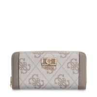 Πορτοφόλι GUESS Karnilla Slg Large Zip Around SWOS9901146 Μπεζ