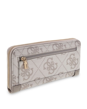 Πορτοφόλι GUESS Karnilla Slg Large Zip Around SWOS9901146 Μπεζ