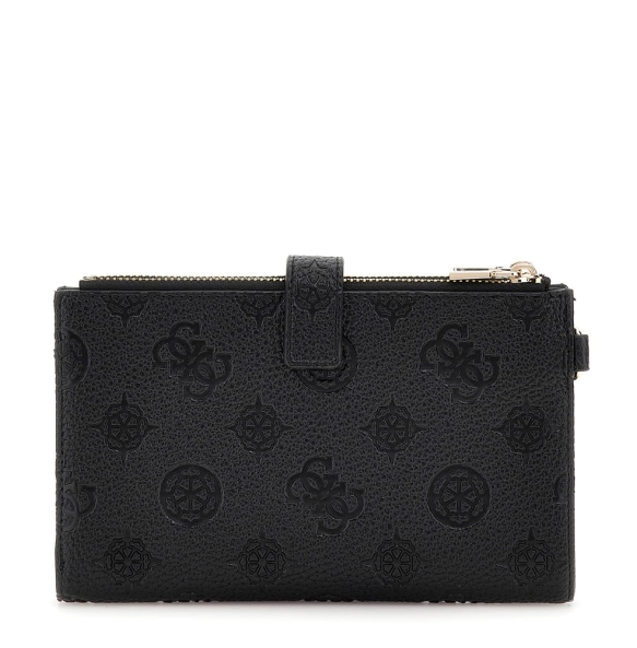 Πορτοφόλι GUESS Cresidia Double Zip Organizer SWPD9888157 Μαύρο Πορτοφόλι GUESS Cresidia Double Zip Organizer SWPD9888157 Μαύρο