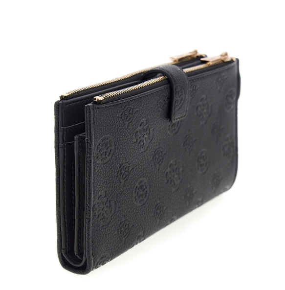 Πορτοφόλι GUESS Anise Slg Double Zip Organizer SWPD9916157 Μαύρο