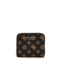 Πορτοφόλι GUESS Laurel Slg Small Zip Around SWPG8500137 Καφέ