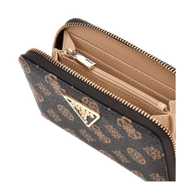 Πορτοφόλι GUESS Laurel Medium SWPG8500140 Καφέ
