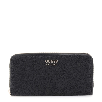 Πορτοφόλι GUESS Brenton Large Zip Around SWPG9648146 Μαύρο