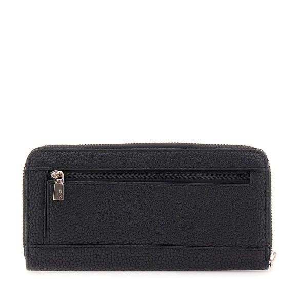 Πορτοφόλι GUESS Brenton Large Zip Around SWPG9648146 Μαύρο Πορτοφόλι GUESS Brenton Large Zip Around SWPG9648146 Μαύρο