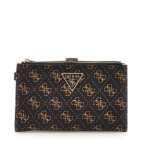 Πορτοφόλι - Τσαντάκι GUESS Laurel Double Zip SWQE8500157 Καφέ