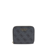 Πορτοφόλι GUESS Laurel Small Zip Around SWSG7459137 Ανθρακί