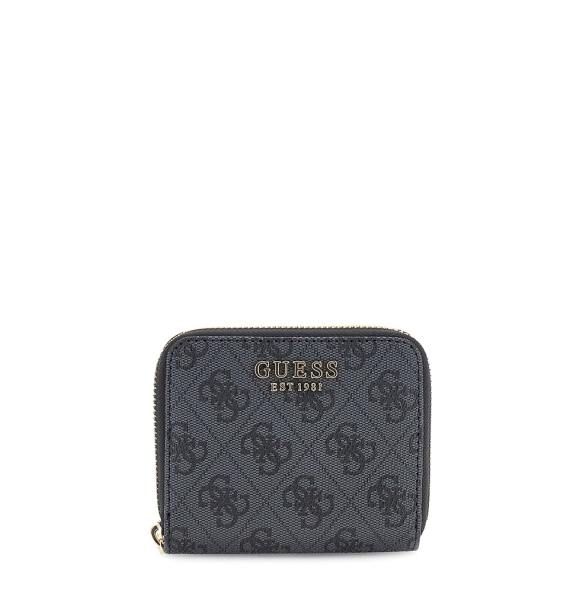 Πορτοφόλι GUESS Laurel Small Zip Around SWSG7459137 Ανθρακί Πορτοφόλι GUESS Laurel Small Zip Around SWSG7459137 Ανθρακί