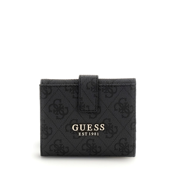 Πορτοφόλι GUESS Laurel Petite Trifold SWSG7459138 Μαύρο