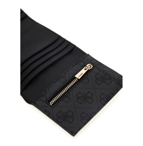 Πορτοφόλι GUESS Laurel Petite Trifold SWSG7459138 Μαύρο