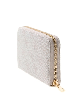 Πορτοφόλι GUESS Laurel Medium Zip Around SWSG7459140 Εκρού