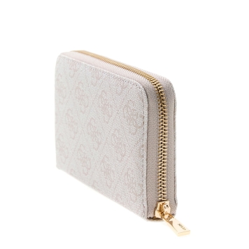 Πορτοφόλι GUESS Laurel Medium Zip Around SWSG7459140 Εκρού