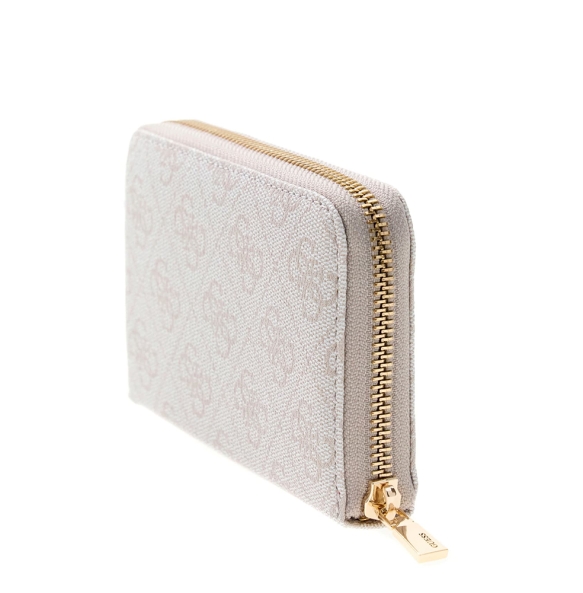 Πορτοφόλι GUESS Laurel Medium Zip Around SWSG7459140 Εκρού