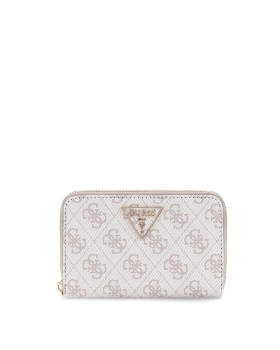 Πορτοφόλι GUESS Laurel Medium Zip Around SWSG7459140 Μπεζ