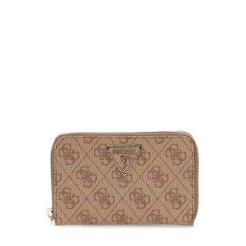 Πορτοφόλι GUESS Laurel Medium Zip Around SWSG7459140 Μπεζ