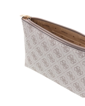 Πορτοφόλι - Τσαντάκι GUESS Laurel Wristlet Pouch SWSG7459145 Μπεζ