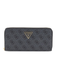 Πορτοφόλι GUESS Laurel Large Zip Around SWSG7459146 Ανθρακί
