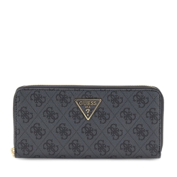 Πορτοφόλι GUESS Laurel Large Zip Around SWSG7459146 Ανθρακί