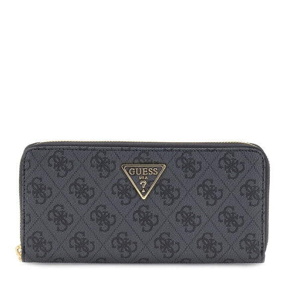 Πορτοφόλι GUESS Laurel Large Zip Around SWSG7459146 Ανθρακί Πορτοφόλι GUESS Laurel Large Zip Around SWSG7459146 Ανθρακί