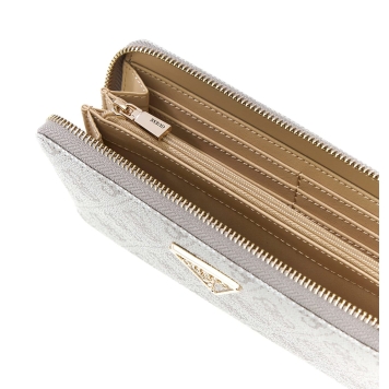 Πορτοφόλι GUESS Laurel Large Zip Around SWSG7459146 Μπεζ