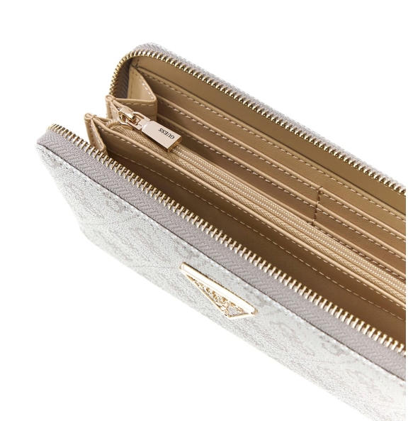 Πορτοφόλι GUESS Laurel Large Zip Around SWSG7459146 Μπεζ Πορτοφόλι GUESS Laurel Large Zip Around SWSG7459146 Μπεζ