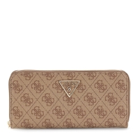 Πορτοφόλι GUESS Laurel Large Zip Around SWSG7459146 Μπεζ