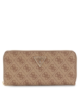 Πορτοφόλι GUESS Laurel Large Zip Around SWSG7459146 Μπεζ