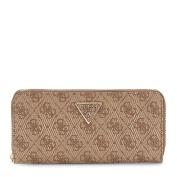 Πορτοφόλι GUESS Laurel Large Zip Around SWSG7459146 Μπεζ