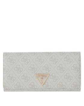Πορτοφόλι GUESS Laurel Flap Organizer SWSG7459155 Εκρού