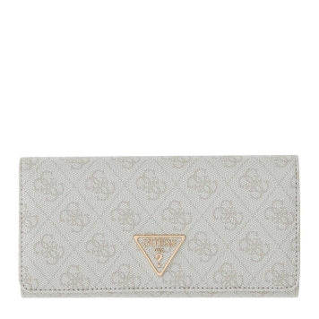 Πορτοφόλι GUESS Laurel Flap Organizer SWSG7459155 Εκρού