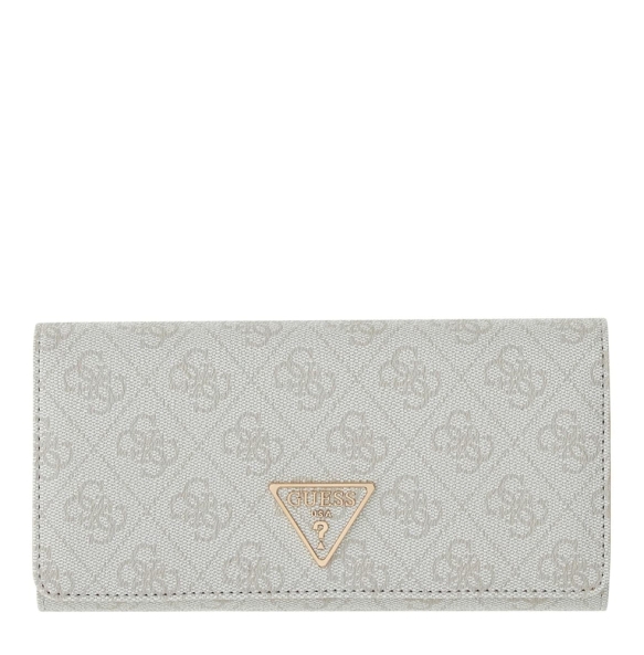 Πορτοφόλι GUESS Laurel Flap Organizer SWSG7459155 Εκρού
