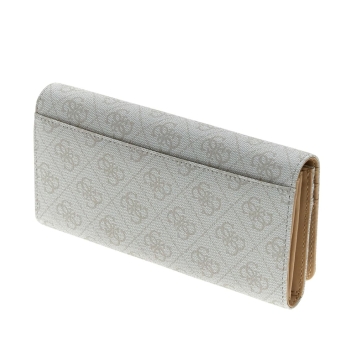Πορτοφόλι GUESS Laurel Flap Organizer SWSG7459155 Εκρού