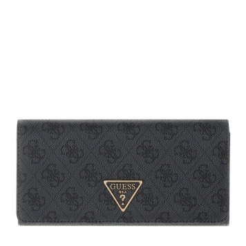 Πορτοφόλι GUESS Laurel ΙΙ Flap Organizer SWSG7459155 Μαύρο