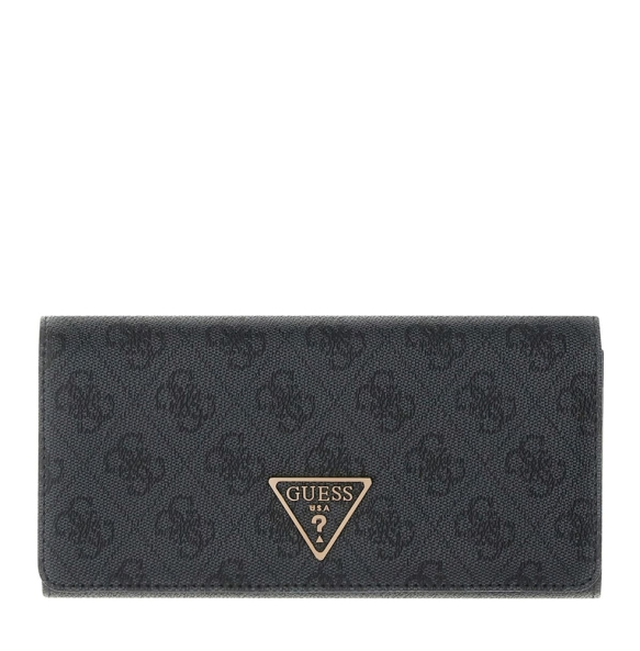 Πορτοφόλι GUESS Laurel ΙΙ Flap Organizer SWSG7459155 Μαύρο