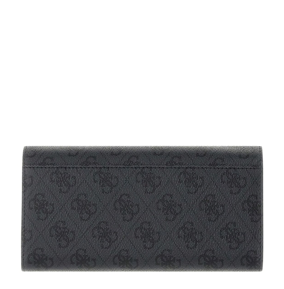 Πορτοφόλι GUESS Laurel ΙΙ Flap Organizer SWSG7459155 Μαύρο