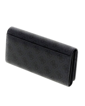 Πορτοφόλι GUESS Laurel ΙΙ Flap Organizer SWSG7459155 Μαύρο