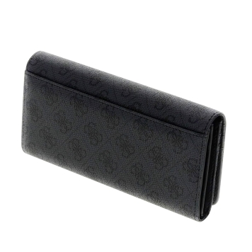 Πορτοφόλι GUESS Laurel ΙΙ Flap Organizer SWSG7459155 Μαύρο