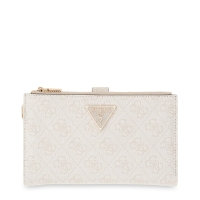 Πορτοφόλι GUESS Laurel Double Zip Organizer SWSG7459157 Εκρού