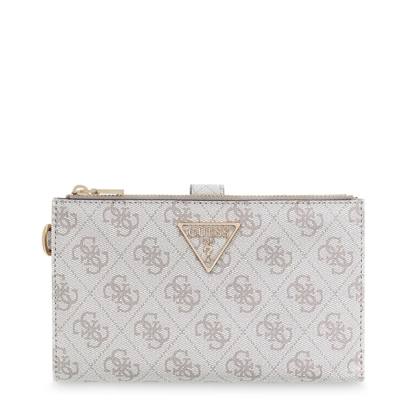 Πορτοφόλι GUESS Laurel Double Zip Organizer SWSG7459157 Μπεζ
