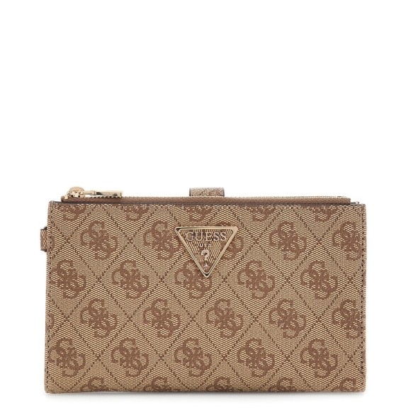 Πορτοφόλι GUESS Laurel Double Zip Organizer SWSG7459157 Μπεζ