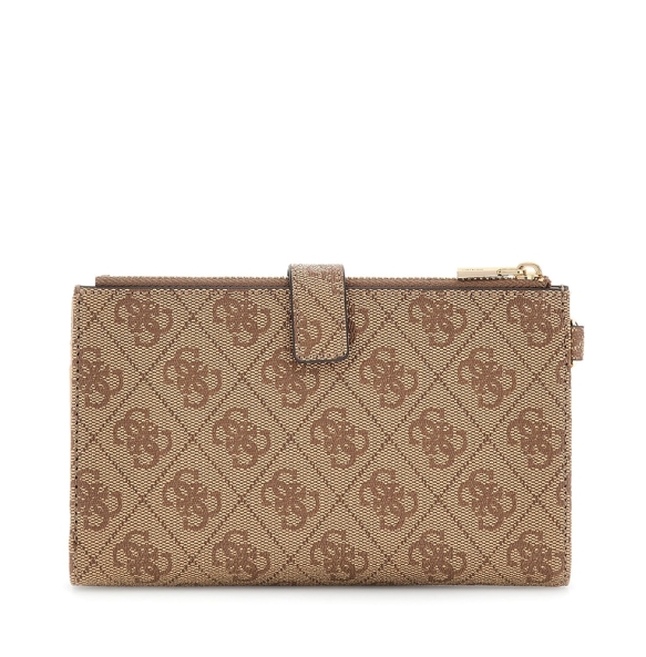 Πορτοφόλι GUESS Laurel Double Zip Organizer SWSG7459157 Μπεζ
