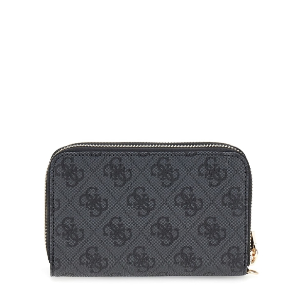 Πορτοφόλι GUESS Laurel Medium Double Zip SWSG7459164 Ανθρακί