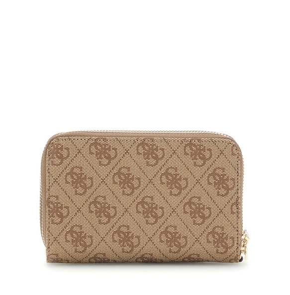 Πορτοφόλι GUESS Laurel Medium Double Zip SWSG7459164 Μπεζ