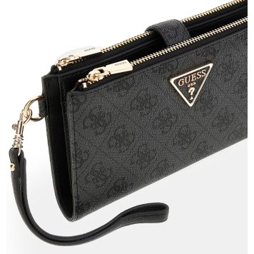 Πορτοφόλι - Τσαντάκι GUESS Laurel Double Zip SWSG8500157 Γκρι