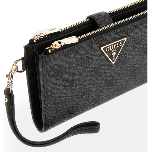 Πορτοφόλι - Τσαντάκι GUESS Laurel Double Zip SWSG8500157 Γκρι
