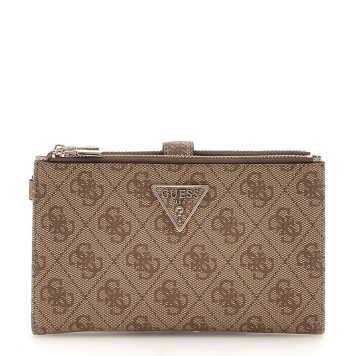 Πορτοφόλι - Τσαντάκι GUESS Laurel Double Zip SWSG8500157 Μπεζ