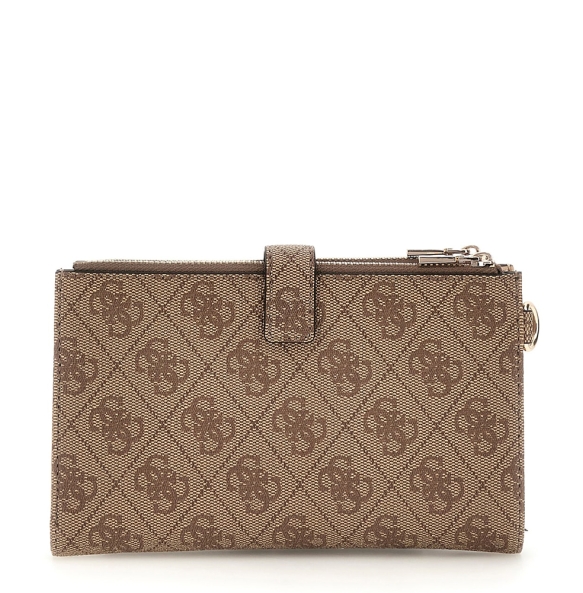 Πορτοφόλι - Τσαντάκι GUESS Laurel Double Zip SWSG8500157 Μπεζ