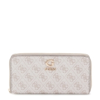 Πορτοφόλι GUESS Zamira Slg Large Zip Around SWSG9629146 Λευκό
