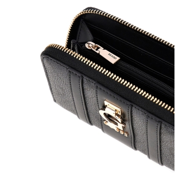 Πορτοφόλι GUESS Erenia Medium Zip Around SWSO7838140 Μαύρο