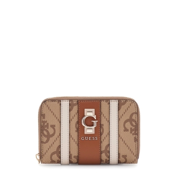 Πορτοφόλι GUESS Erenia Medium Zip Around SWSO7838140 Μπεζ