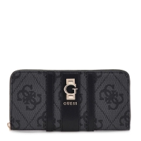 Πορτοφόλι GUESS Erenia Large Zip Around SWSO7838146 Μαύρο